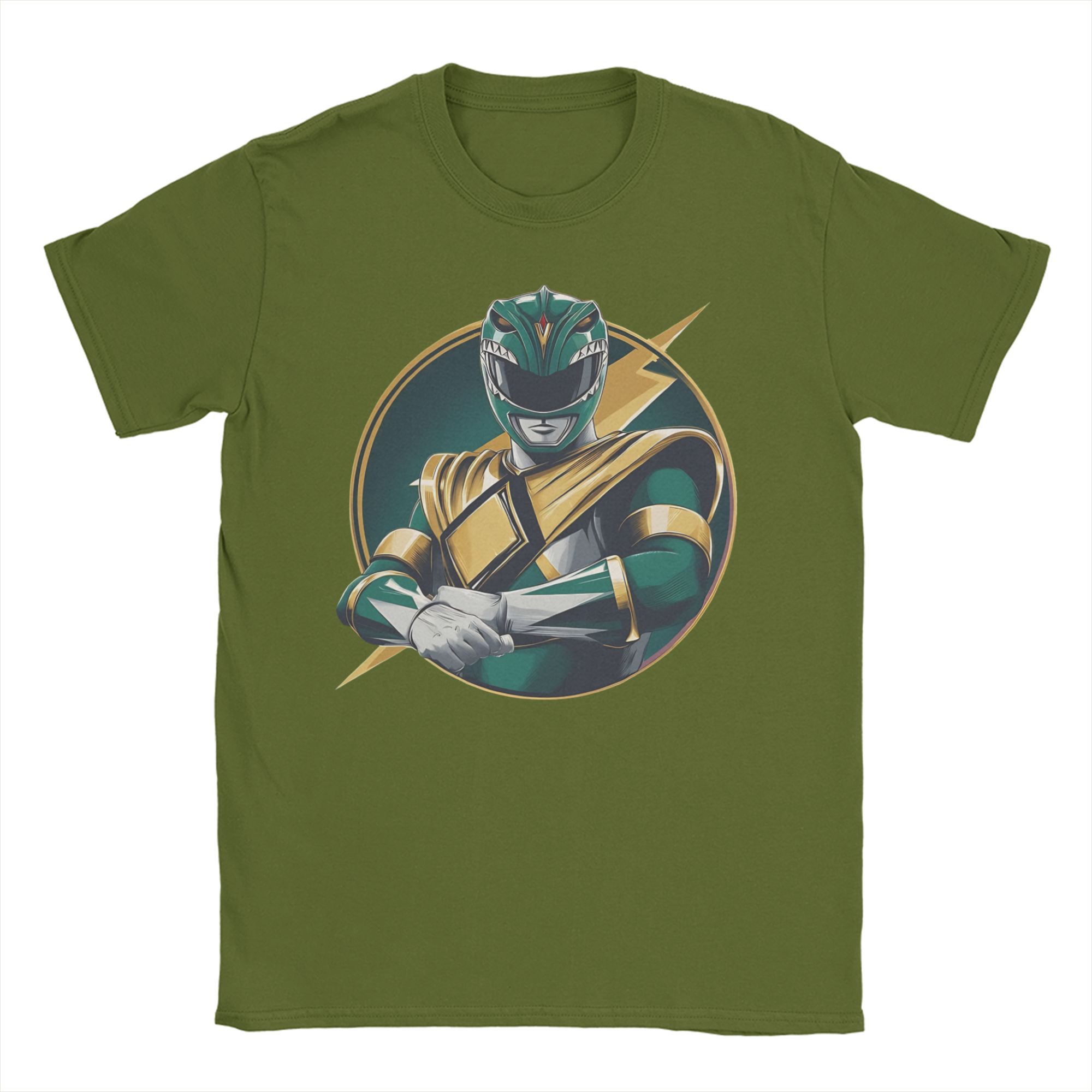 Anime Cosplay Ideas Male - Kaus Green Power Rangers Pria Wanita