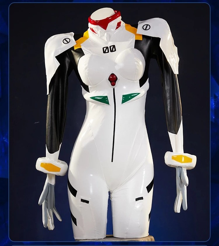 Quality Anime Cosplay - Kostum Cosplay Rei Ayanami Plugsuit Bodysuit