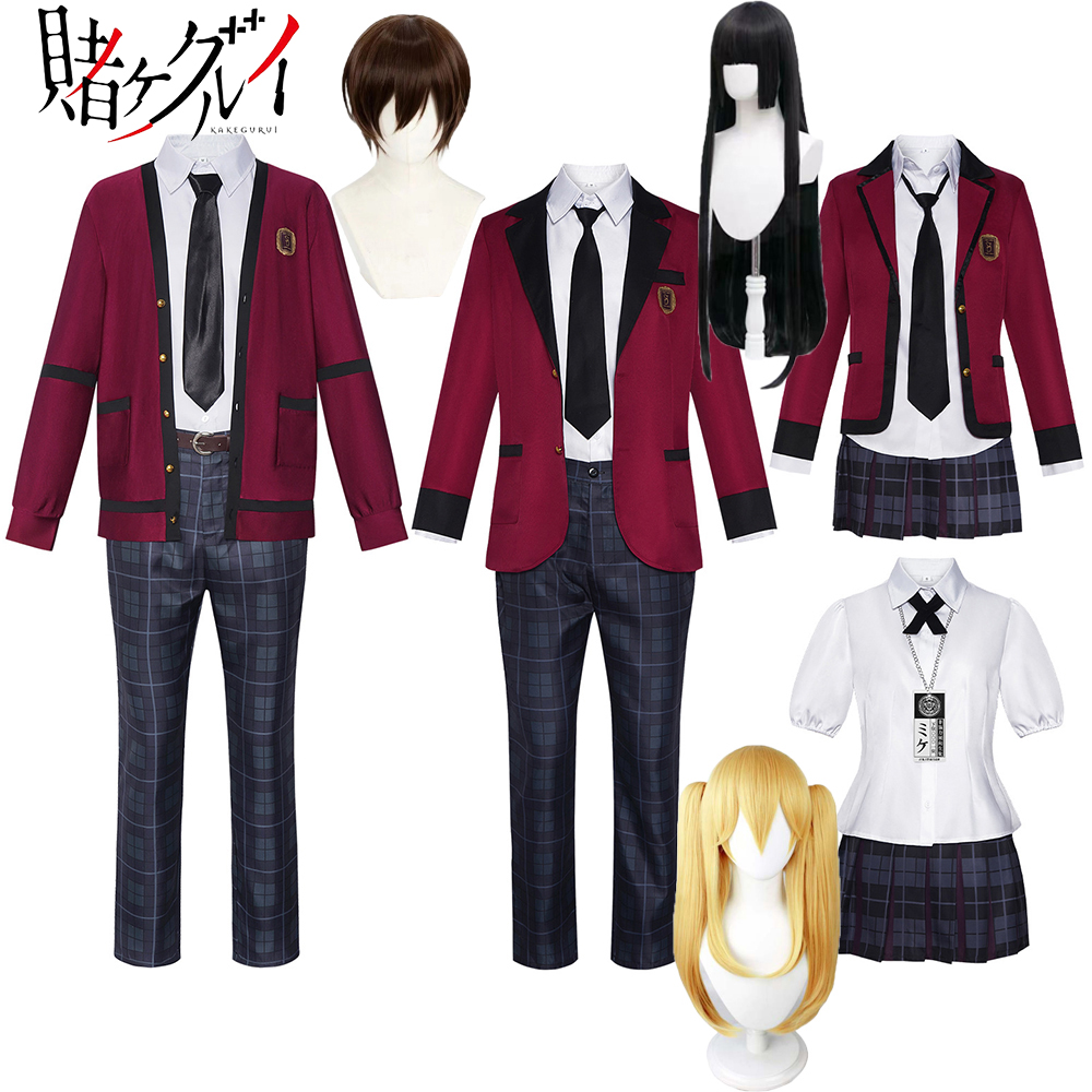 Anime Cosplay Kakegurui - Kostum Cosplay Anime Kakegurui Jabami Yumeko
