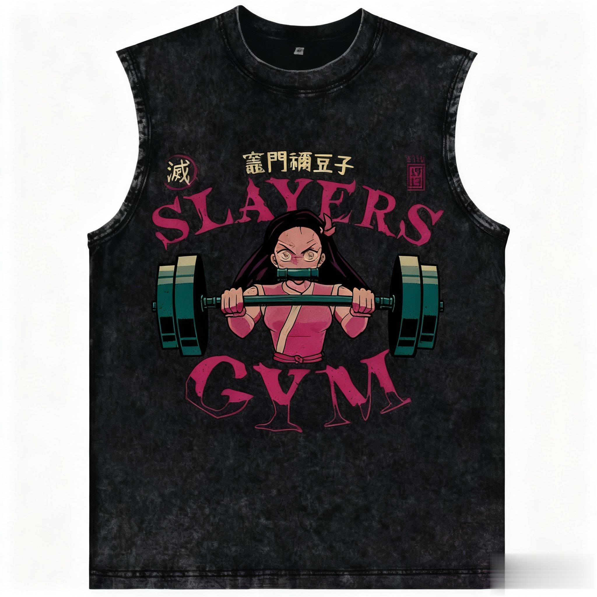 Anime Cosplay Meme - Tank Top Demon Slayer Nezuko Acid