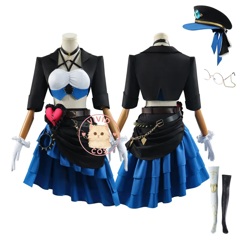 Anime Cosplay Girl Name - Kostum Cosplay Pertunjukan Pesta Kolaborasi ABC123