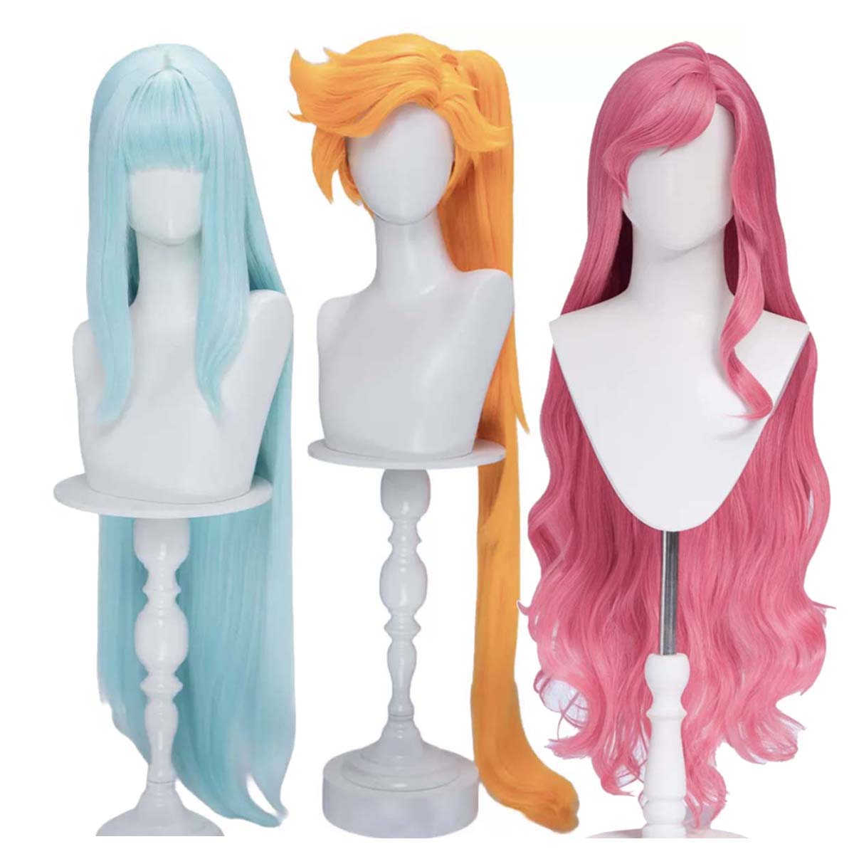 Anime Cosplay Orange Hair - Wig Cosplay Anime Iris Talia Auriana