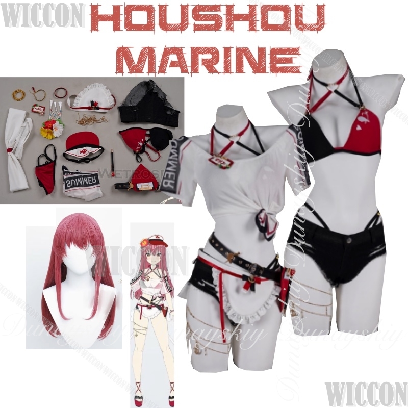 Anime Cosplay Marin - Hololive Gamer Jangkar Virtual JP Houshou