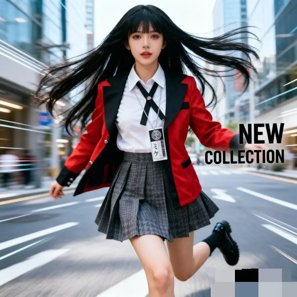 Anime Cosplay Kakegurui - Kostum Cosplay Anime Kakegurui Jabami Yumeko
