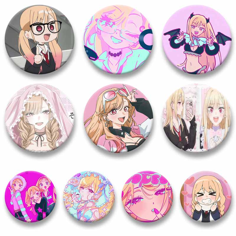 Anime Cosplay Ideas Male - Figur Anime Lucu Kitagawa M-Marin Pin