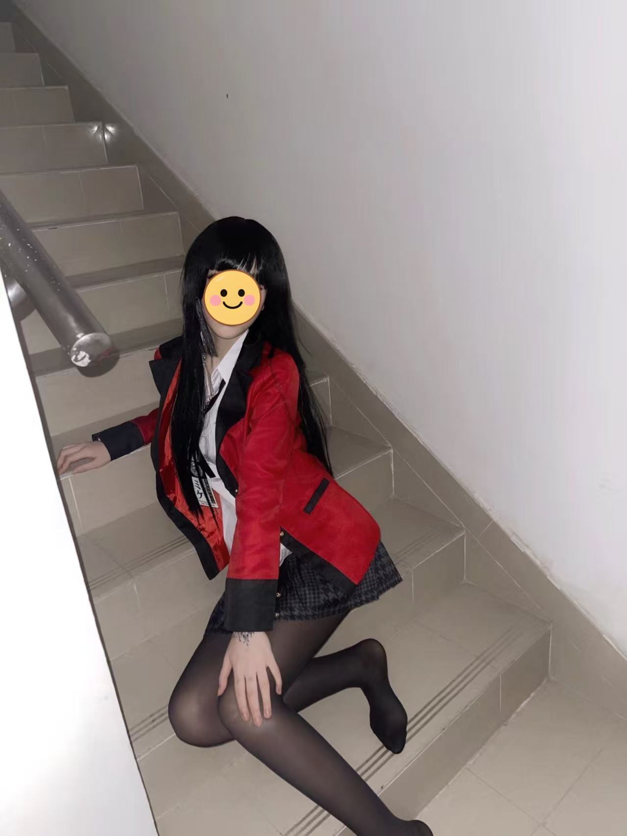 Anime Cosplay Kakegurui - Kostum Cosplay Jabami Yumeko Seragam Halloween
