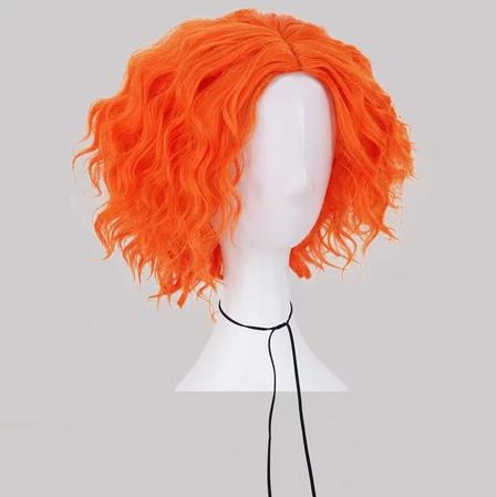Wig Cosplay Mad Hatter, Wig Pe - Anime Cosplay Orange Hair ulasan dan harga