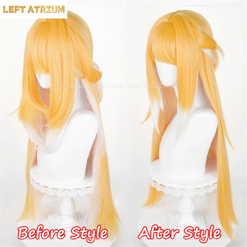 ZZZ Ju Fufu Wig Cosplay Oranye - Anime Cosplay Orange Hair ulasan dan harga