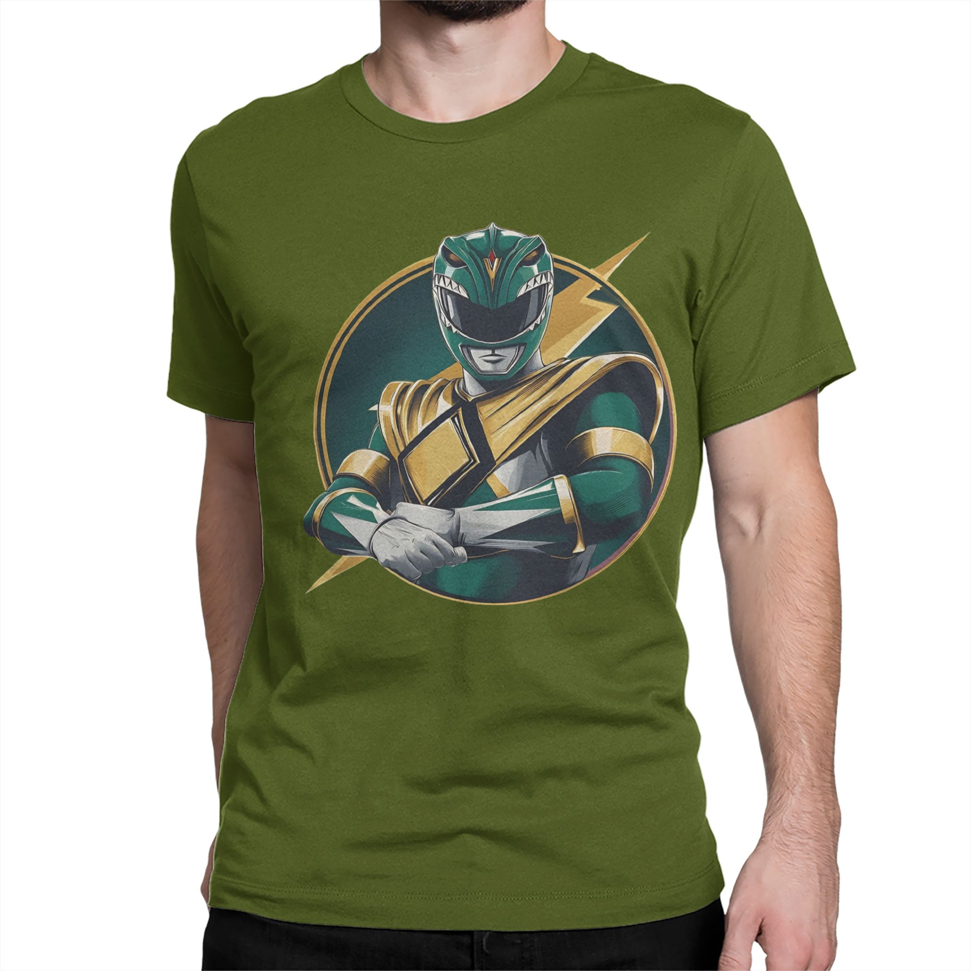 Kaus Green Power Rangers Pria  - Anime Cosplay Ideas Male ulasan dan harga