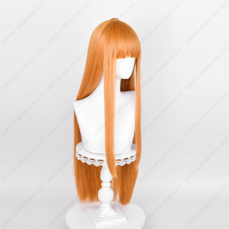 Wig Cosplay Anime Futaba Sakur - Anime Cosplay Orange Hair ulasan dan harga