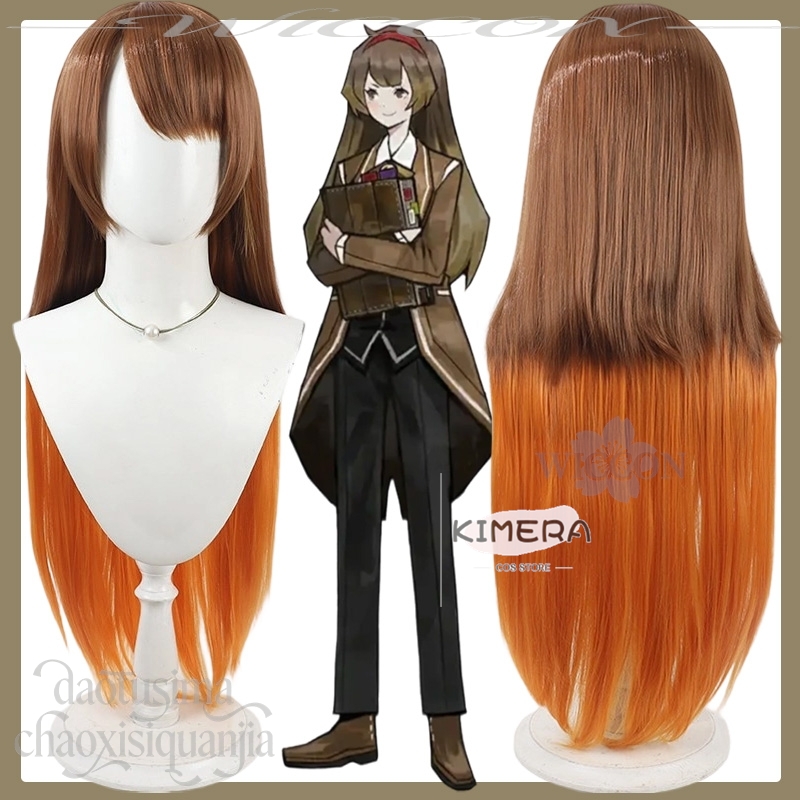 Malkuth Cosplay Anime Game Lib - Anime Cosplay Orange Hair ulasan dan harga