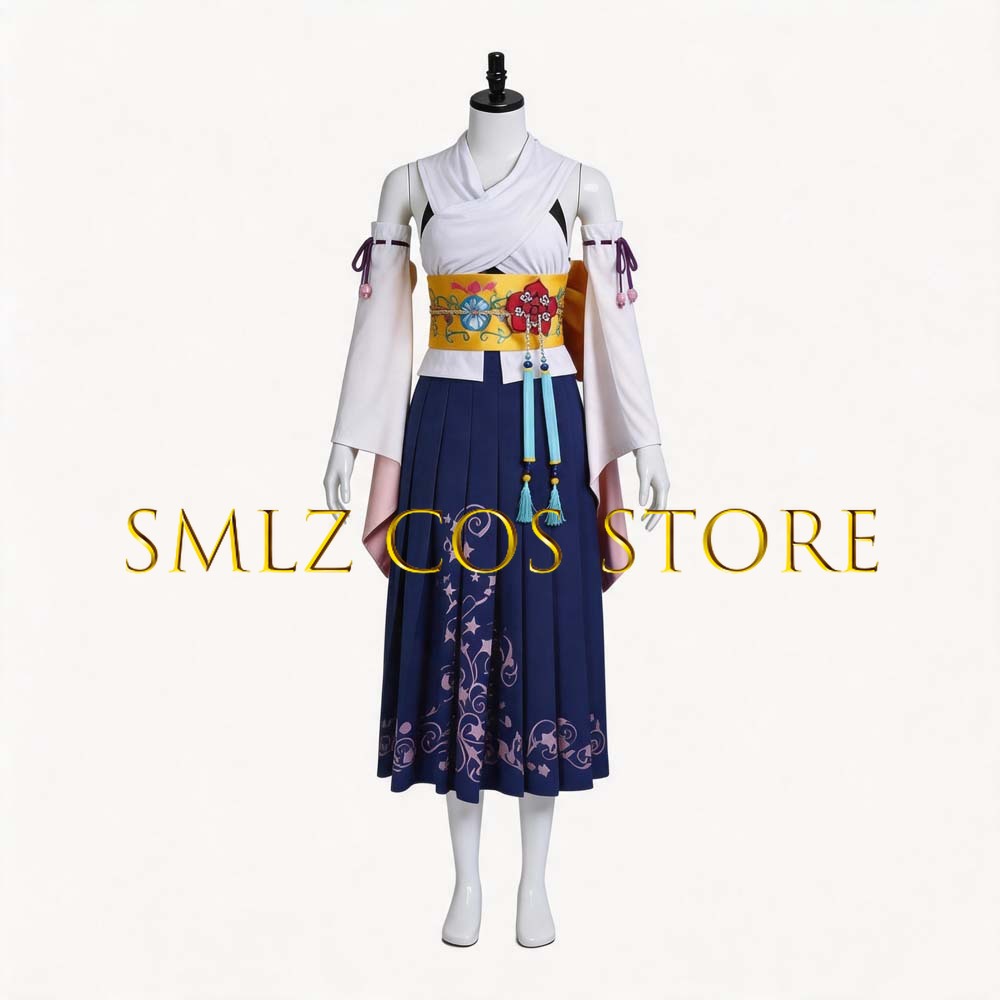 Smlz FFX Yuna Cosplay Anime FF - Anime Cosplay Party ulasan dan harga