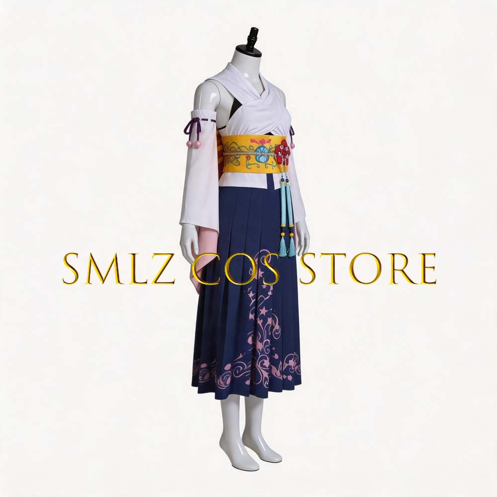 Smlz FFX Yuna Cosplay Anime FF - Anime Cosplay Party ulasan dan harga