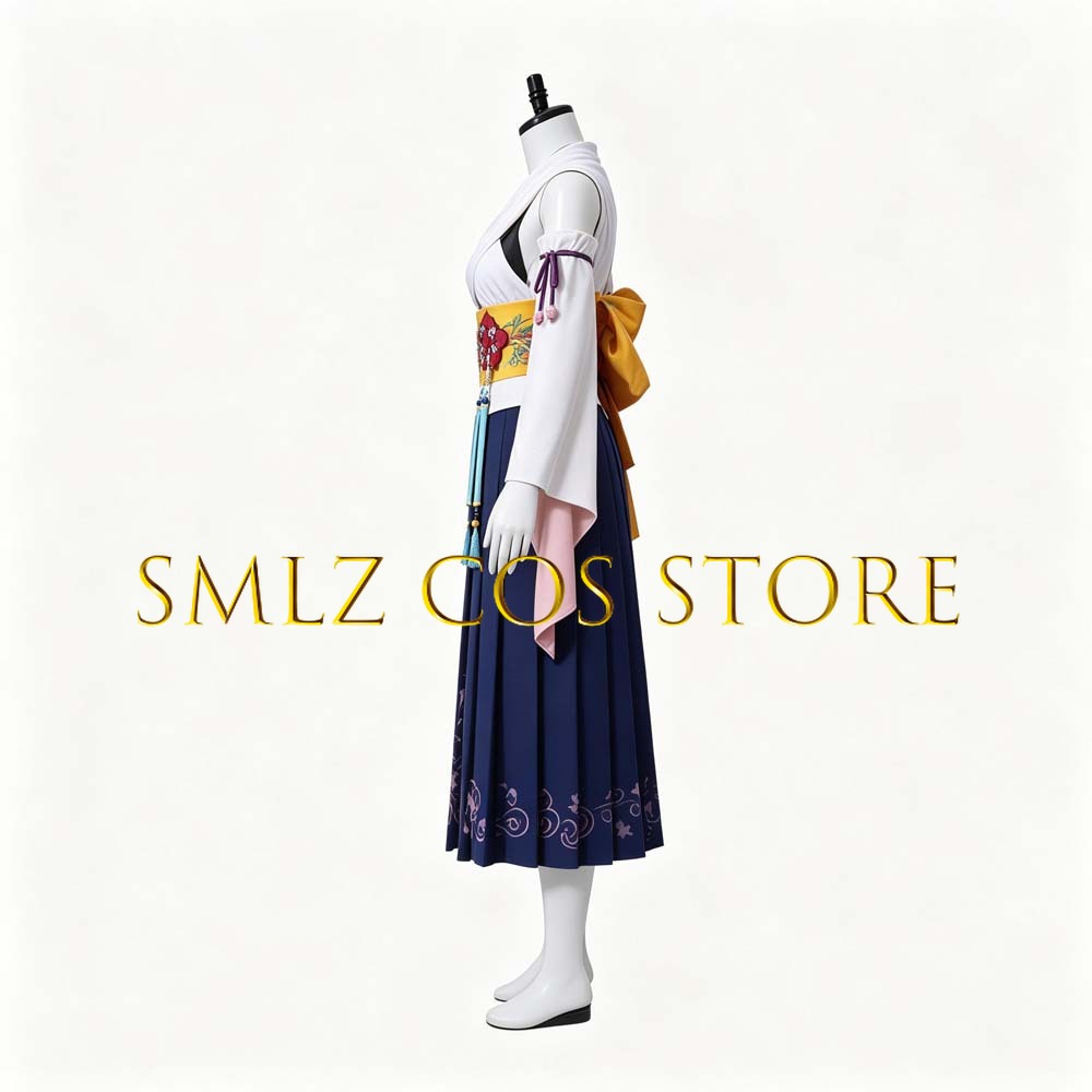 Smlz FFX Yuna Cosplay Anime FF - Anime Cosplay Party ulasan dan harga