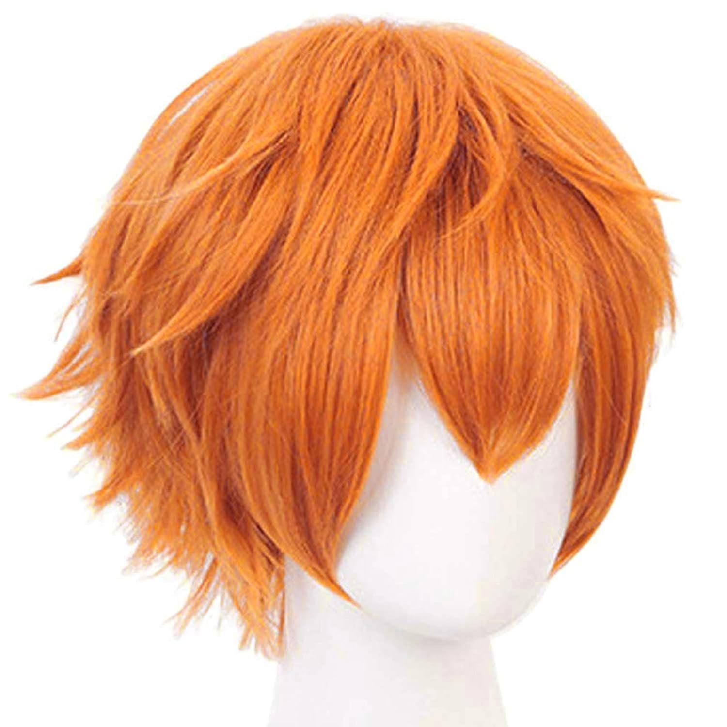 Wig oranye pendek untuk pria W - Anime Cosplay Orange Hair ulasan dan harga