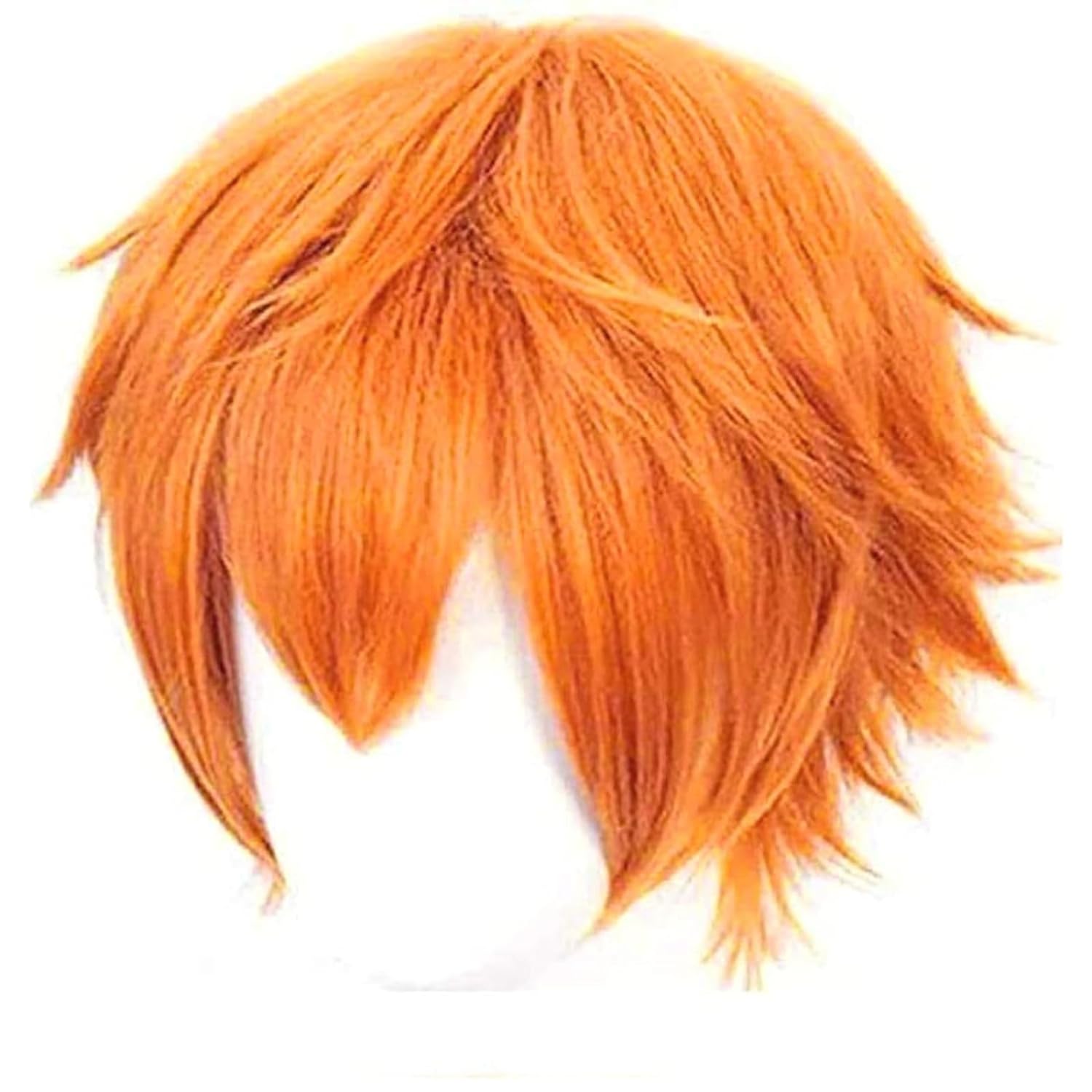 Wig oranye pendek untuk pria W - Anime Cosplay Orange Hair ulasan dan harga