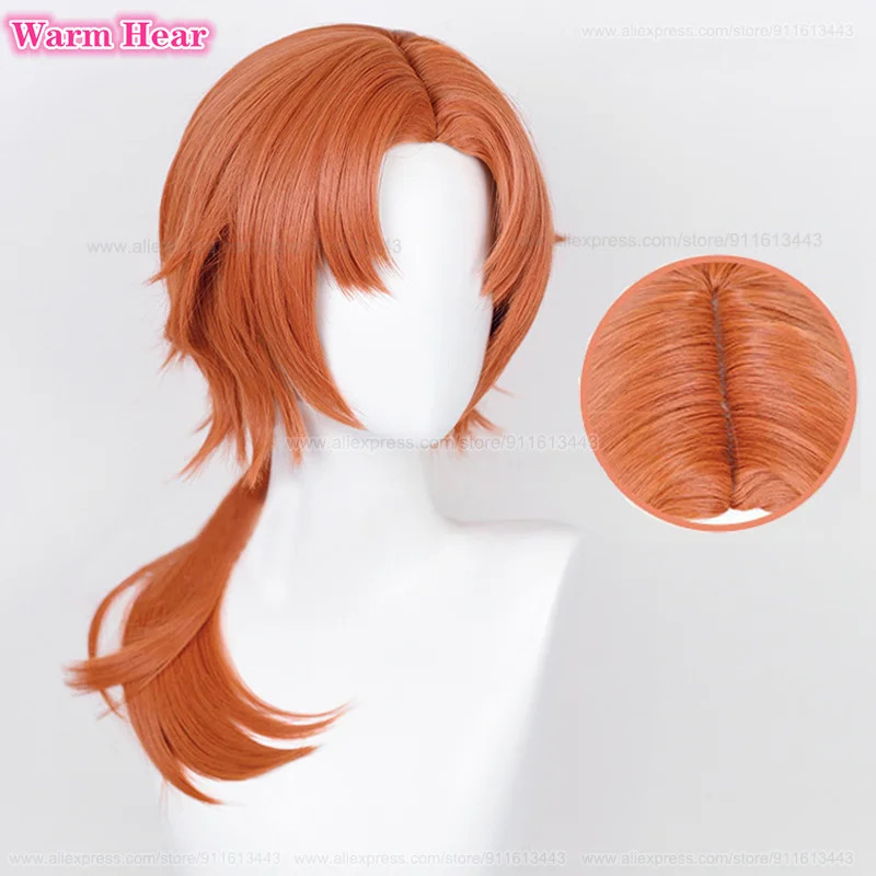 Anime ES Ensemble Star Tsukina - Anime Cosplay Orange Hair ulasan dan harga