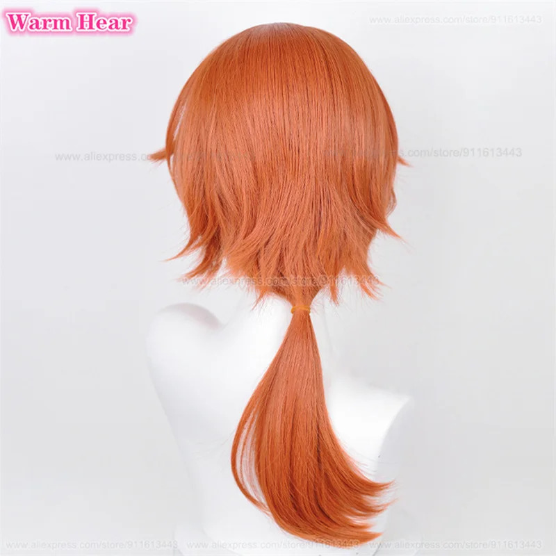 Anime ES Ensemble Star Tsukina - Anime Cosplay Orange Hair ulasan dan harga