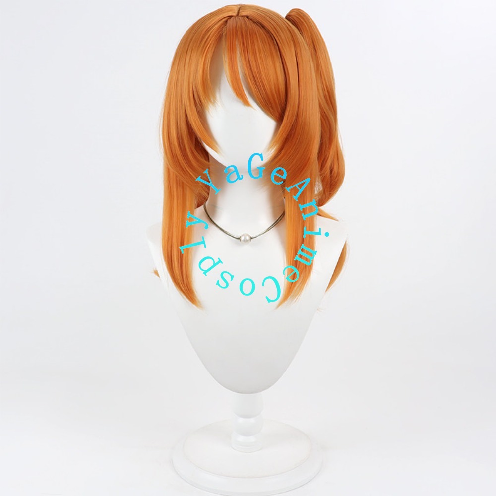 Wig Cosplay Aikatsu Akari Ozor - Anime Cosplay Orange Hair ulasan dan harga