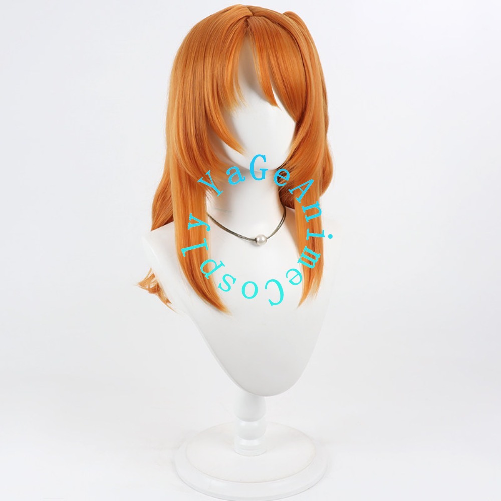 Wig Cosplay Aikatsu Akari Ozor - Anime Cosplay Orange Hair ulasan dan harga