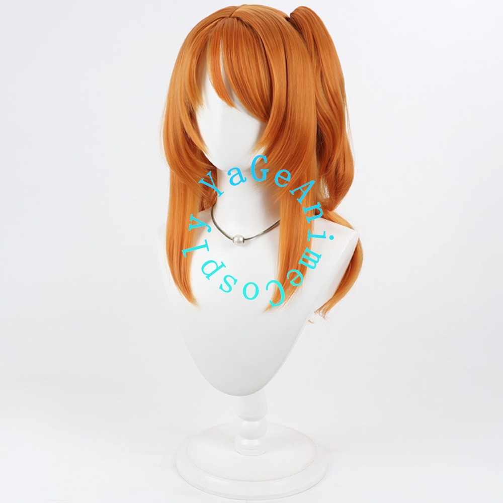 Wig Cosplay Aikatsu Akari Ozor - Anime Cosplay Orange Hair ulasan dan harga