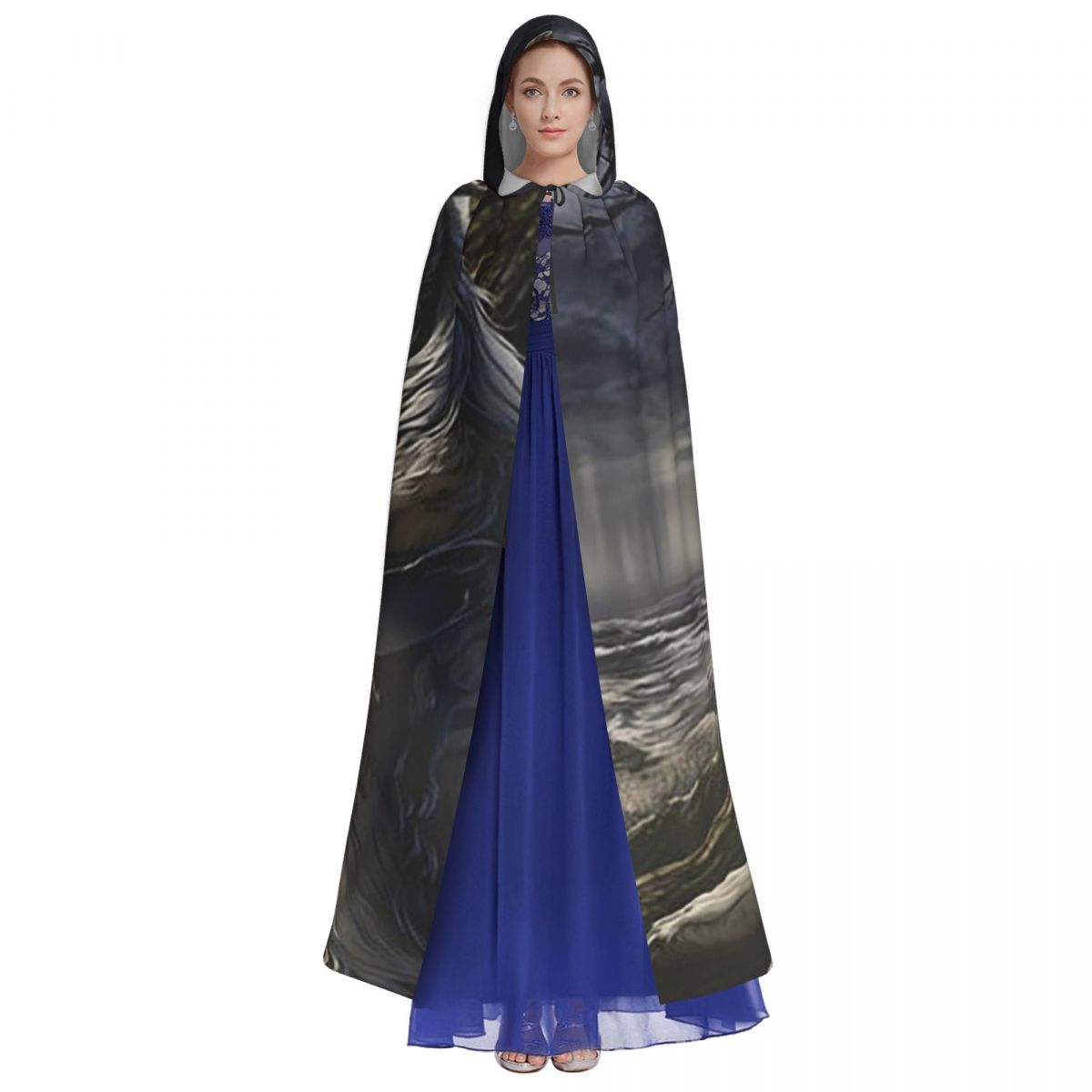 Jubah Panjang Bertudung Emo Wh - Anime Cosplay Meme ulasan dan harga