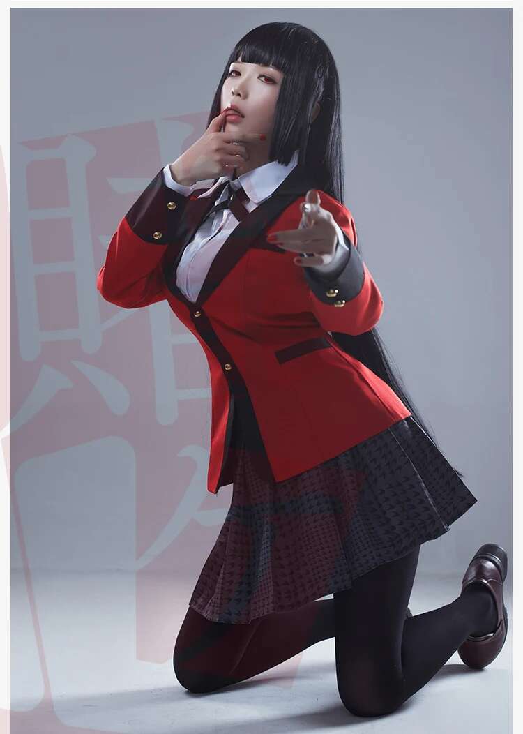 Kostum Cosplay Anime Kakegurui - Anime Cosplay Kakegurui ulasan dan harga