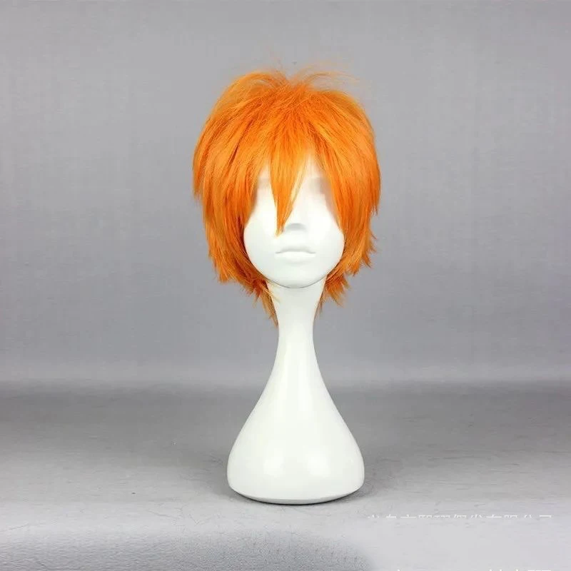 Anime Haikyu!! Wig Cosplay Hin - Anime Cosplay Orange Hair ulasan dan harga
