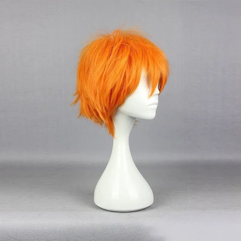 Anime Haikyu!! Wig Cosplay Hin - Anime Cosplay Orange Hair ulasan dan harga