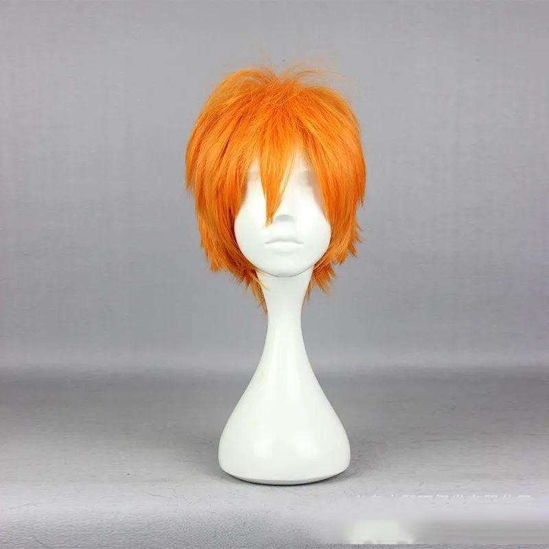 Anime Haikyu!! Wig Cosplay Hin - Anime Cosplay Orange Hair ulasan dan harga