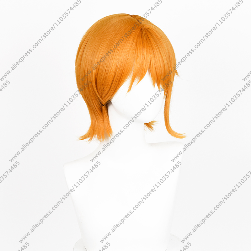 Wig Cosplay Anime Nami Rambut  - Anime Cosplay Orange Hair ulasan dan harga