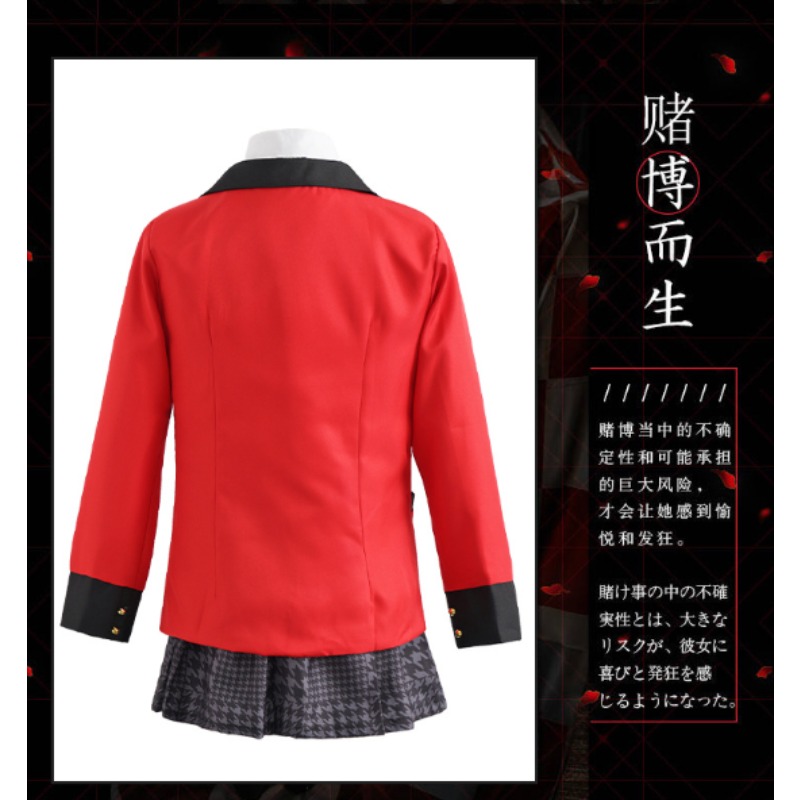 Kostum Cosplay Jabami Yumeko S - Anime Cosplay Kakegurui ulasan dan harga