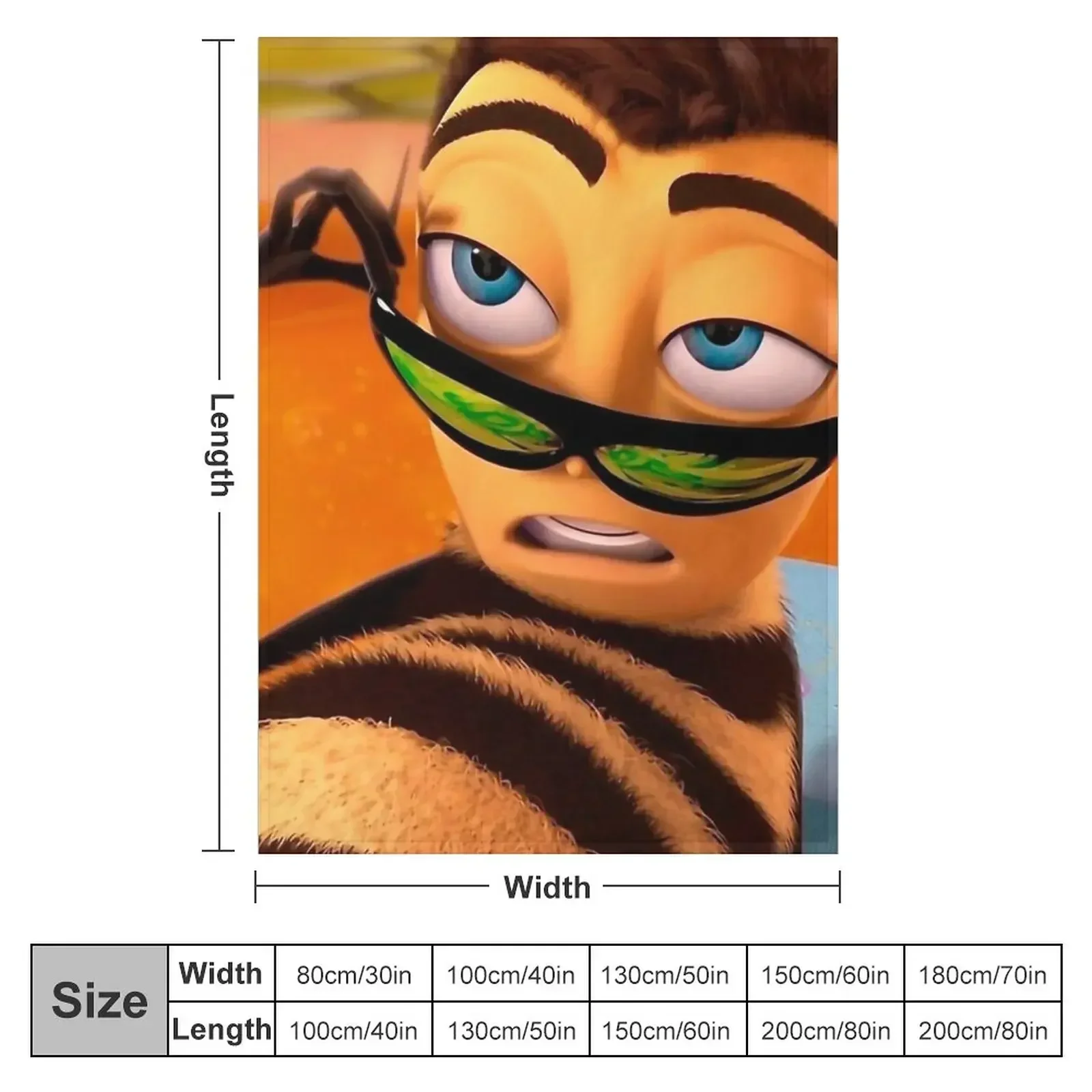 Selimut Barry Benson Bee Movie - Anime Cosplay Meme ulasan dan harga